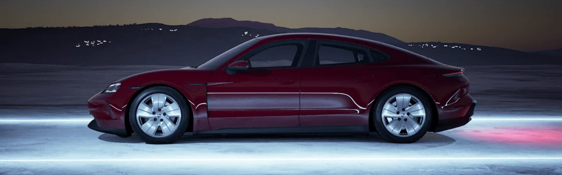 2026 Porsche Taycan In Carmine Red For Sale